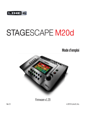 Mode d'emploi | Line 6 StageScape M20d Manuel utilisateur | Fixfr