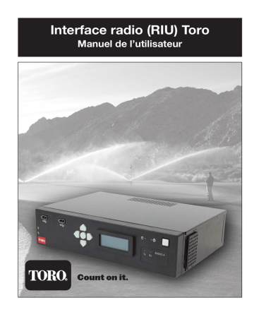 Mode d'emploi | Toro Radio Interface Unit Manuel utilisateur | Fixfr