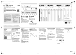 Casio CDP-S100NEW Manuel utilisateur