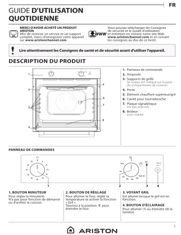 GA3 124 C BL A | GA3 124 IX A1 | GA3 124  IX A | GA3 124 C WH A | GA3 124 C IX A | Mode d'emploi | Whirlpool GA2 124 IX A Manuel utilisateur | Fixfr