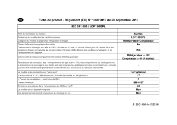 Une information important | Iee LDP180GPL Manuel utilisateur | Fixfr