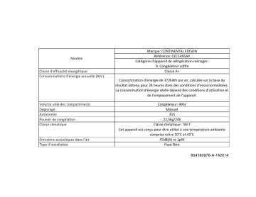 Une information important | Iee CECC495AP Manuel utilisateur | Fixfr