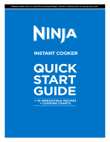 Ninja PC101C Instant Cooker Manuel utilisateur | Fixfr
