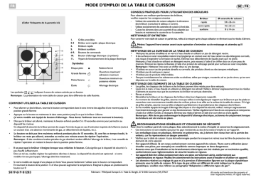 AKM 261/IX | AKM 203/IX | AKM 261/NB | AKM 203/WH | AKM 203/TF | AKM 203/NB | Mode d'emploi | Whirlpool AKM 261/WH Manuel utilisateur | Fixfr