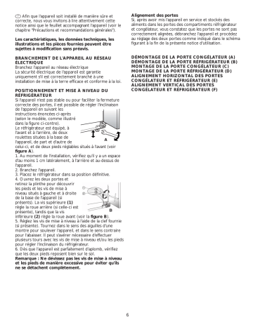 WSE5510 S | MSZ 801/HA | Whirlpool MSZ 803/HA Guide d'installation | Fixfr