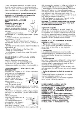 Whirlpool KF 600-01 Guide d'installation