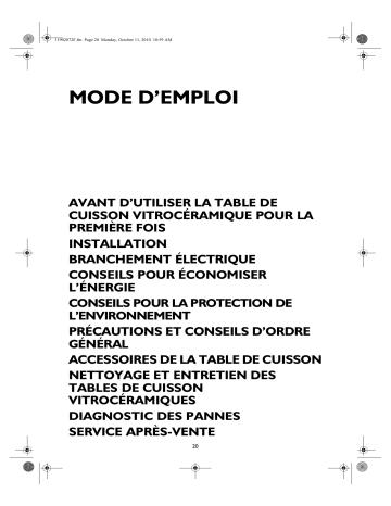 AKM 990/BA/01 | AKM 992/IF | AKM 990/IX/01 | AKM 995/IF | AKM 987/NE | AKM 987/BA/01 | Mode d'emploi | Whirlpool AKM 995/BA/01 Manuel utilisateur | Fixfr