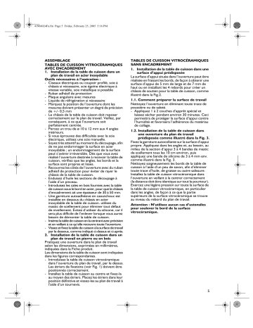 EKA 3483 IN RE | EKA 3483 IN LI | Whirlpool EKB 3483 IN Guide d'installation | Fixfr