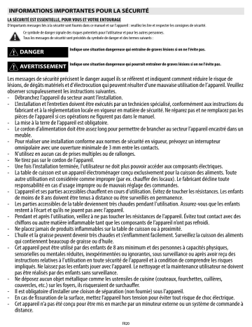 ETPI 8640/IN | ETPI 8640/BA | ETPI 8640/NE | Mode d'emploi | Whirlpool ETPI 8740/IN Manuel utilisateur | Fixfr