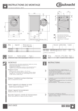 Whirlpool WAPC 86560 Guide d'installation