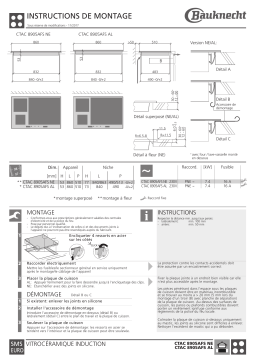 Whirlpool CTAC 8905AFS NE Guide d'installation