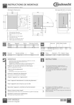 Whirlpool GSX 6402 Guide d'installation