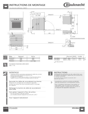 Whirlpool STH 8563 Guide d'installation | Fixfr