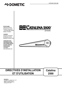 Dometic A&E Catalina 2500 Case Awning Manuel utilisateur
