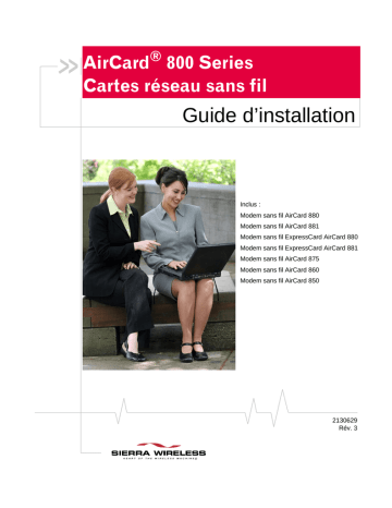 Netgear AirCard 850 (Bouygues) Guide d'installation | Fixfr