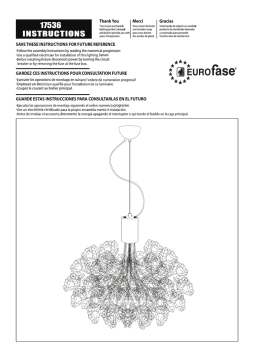 Eurofase 17536-011 Guide d'installation