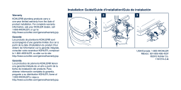 Kohler K-4695-0 Guide d'installation