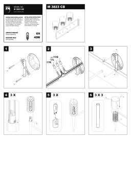 BAZZ M3823CB Guide d'installation