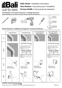 Bali Cut-to-Size 37-8102-22x70.25x72 Guide d'installation