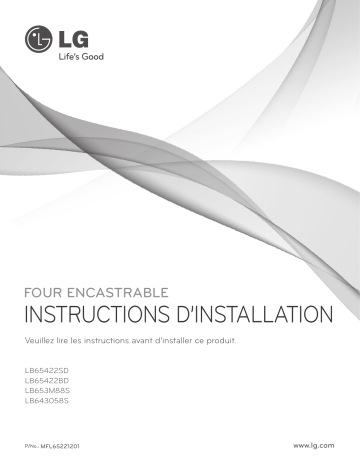 LB65422SD | LG LB65422BD Guide d'installation | Fixfr