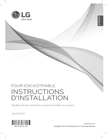 LG LB645329T1 Guide d'installation | Fixfr