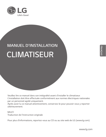 MU2M17.UL3 | MU3M19.UE3 | MU5M30.U43 | MU4M25.U43 | MU3M21.UE3 | MU4M27.U43 | LG MU5M40.UO2 Guide d'installation | Fixfr