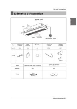 LG AMNW12GTUA0.ENWAAAS Guide d'installation