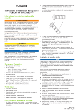 Fusion MS-AV755 Marine Entertainment System with DVD/CD Player Guide d'installation