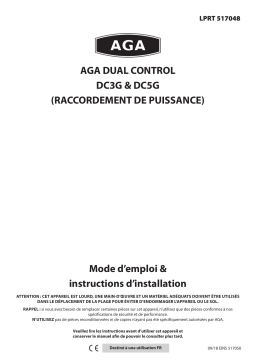 AGA DC3 & DC5 Power Flue User and Guide d'installation