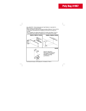 Guide d'installation | Legrand Eclipse PN03, PN05, PN10 Low-Voltage Latching Raceway End Cap, Seam Clip & Transition Fitting Manuel utilisateur | Fixfr