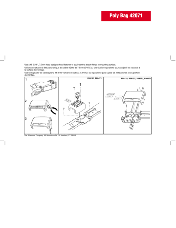 Guide d'installation | Legrand Eclipse PN03, PN05, PN10 Low-Voltage Latching Raceway Device Boxes Manuel utilisateur | Fixfr