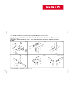 Legrand Uniduct 2800 & 2900 Series Raceway Fiber Optic Fittings Manuel utilisateur