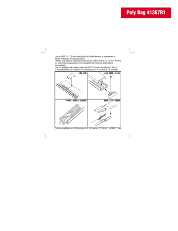 Guide d'installation | Legrand 400, 800 & 2300 Series End Cap, Seam & Wire Clips & Transition Fittings Manuel utilisateur | Fixfr