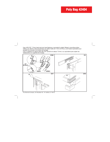 Guide d'installation | Legrand 400, 800 & 2300 Series Corner & Transition Fittings Manuel utilisateur | Fixfr