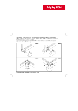 Legrand Corner Fittings - NM2011, NM2015, NM2017, NM2018 Manuel utilisateur