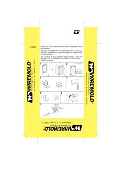 Legrand 500 & 700 Series Small Raceway Device Boxes Manuel utilisateur