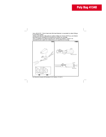 Guide d'installation | Legrand 500 & 700 Series Small Raceway Connectors - 5785, 5790B Manuel utilisateur | Fixfr