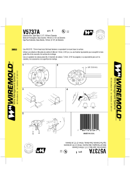 Legrand 500 & 700 Series Small Raceway Extension Box - V5737A Manuel utilisateur