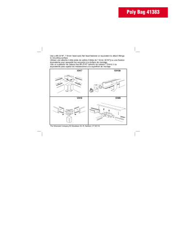 Guide d'installation | Legrand 2400 Series Small Raceway Fittings - V2417, V2410A, V2418, V2489 Manuel utilisateur | Fixfr