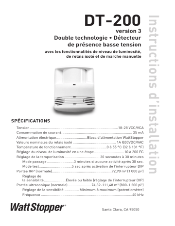 Guide d'installation | Legrand DT-300 v3 Manuel utilisateur | Fixfr