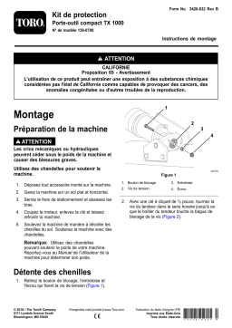Toro Cover Kit, TX 1000 Compact Tool Carrier Compact Utility Loader Manuel utilisateur