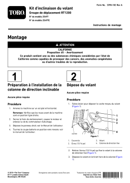 Toro Tilt Steering Kit, RT1200 Traction Unit Trencher Manuel utilisateur
