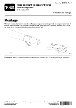 Toro Rake and Vac Blower/Vacuum and Turbo Clear Oscillating Tube Combo Blowers/Vacuum Manuel utilisateur