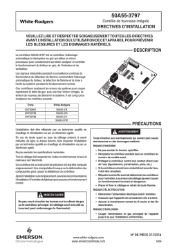 White Rodgers 50A55-3797 Guide d'installation