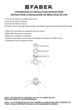 Faber CFMRED Guide d'installation