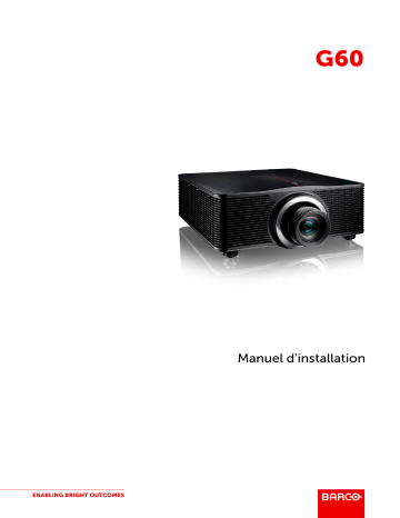 Installation manuel | Barco G60-W7 Guide d'installation | Fixfr