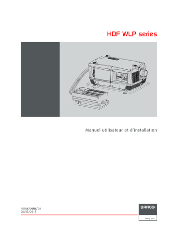 Installation manuel | Barco HDF-W30LP FLEX Guide d'installation | Fixfr