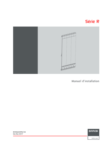 Installation manuel | Barco R10 Guide d'installation | Fixfr