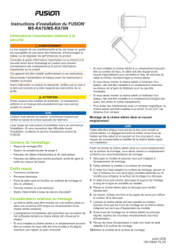 Fusion MS-RA70N Marine Entertainment System with Bluetooth & NMEA 2000 Guide d'installation