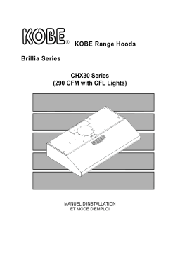 Kobe CHX30 (290CFM) Guide d'installation